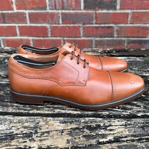 Giorgio Brutini Men’s Brown Leather Size 8M Lace Up Dress Oxford Shoes M1